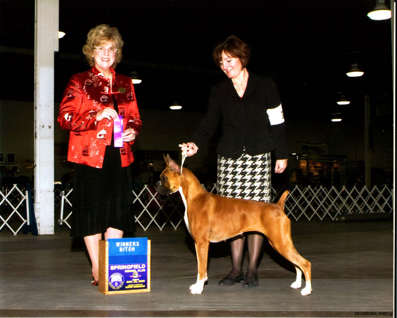 Jenny and Kim at the Springfield Kennel Club, Nov. 23, 2008